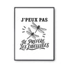 Poster J’peux pas je préfère les Libellules