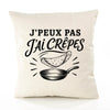 Housse de Coussin J’peux pas j’ai Crêpes