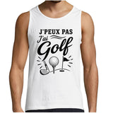 Débardeur Homme J’peux pas j’ai Golf