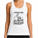 Débardeur Femme J’peux pas je préfère les Pélicans
