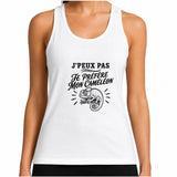 Débardeur Femme J’peux pas je préfère mon Caméléon