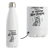 Gourde Isotherme J’peux pas je préfère mon Bengal