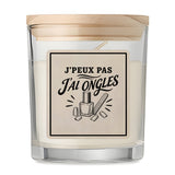 Bougie Parfumée Vanille J’peux pas j’ai Ongles