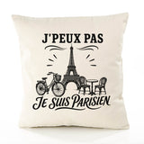 Housse de Coussin J’peux pas je suis Parisien