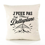 Housse de Coussin J’peux pas j’ai Deltaplane