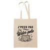 Tote Bag Beige J’peux pas j’ai Water-polo