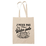 Tote Bag Beige J’peux pas j’ai Water-polo
