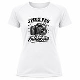 T-shirt de Sport Femme J’peux pas je suis Photographe