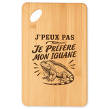 Planche à Découper J’peux pas je préfère mon Iguane