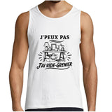 Débardeur Homme J’peux pas j’ai Vide-grenier