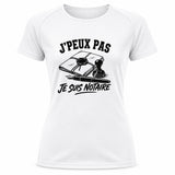 T-shirt de Sport Femme J’peux pas je suis Notaire