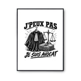 Poster J’peux pas je suis Avocat