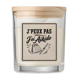 Bougie Parfumée Vanille J’peux pas j’ai Aïkido