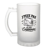 Verre à Bière J’peux pas je suis Cordonnier