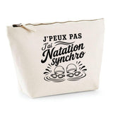 Trousse Beige J’peux pas j’ai Natation synchro – natation synchronisée