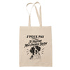 Tote Bag Beige J’peux pas je préfère mon Épagneul Breton