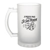 Verre à Bière J’peux pas je suis Pêcheur