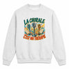 Sweat Gris Chiné La chorale c'est ma thérapie