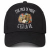 Casquette Noire Être prof de maths c'est la vie