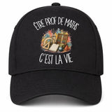 Casquette Noire Être prof de maths c'est la vie