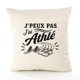 Housse de Coussin J’peux pas j’ai Athlé