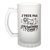 Verre à Bière J’peux pas j’ai Concours canin