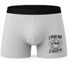 Boxer Homme J’peux pas je suis Éboueur – Impression devant