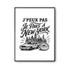 Poster J’peux pas je pars à New York