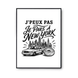 Poster J’peux pas je pars à New York
