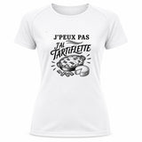 T-shirt de Sport Femme J’peux pas j’ai Tartiflette