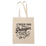 Tote Bag Beige J’peux pas j’ai Potager