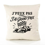 Housse de Coussin J’peux pas j’ai Grand Prix