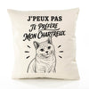 Housse de Coussin J’peux pas je préfère mon Chartreux
