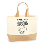 Sac J’peux pas je préfère mon Alpaga
