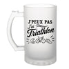 Verre à Bière J’peux pas j’ai Triathlon
