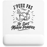 Tapis de Souris J’peux pas je suis Marin-pompier