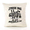 Housse de Coussin J’peux pas je suis Moniteur de ski