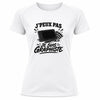 T-shirt de Sport Femme J’peux pas je suis Graphiste