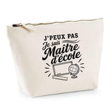 Trousse Beige J’peux pas je suis Maître d’école