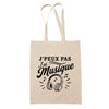 Tote Bag Beige J’peux pas j’ai Musique