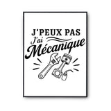 Poster J’peux pas j’ai Mécanique