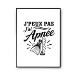 Poster J’peux pas j’ai Apnée