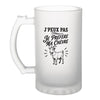 Verre à Bière J’peux pas je préfère ma Chèvre