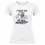 T-shirt de Sport Femme J’peux pas je suis Puéricultrice