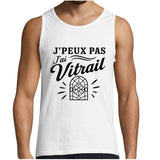 Débardeur Homme J’peux pas j’ai Vitrail