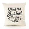 Housse de Coussin J’peux pas j’ai Ski de fond