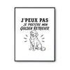 Poster J’peux pas je préfère mon Golden Retriever