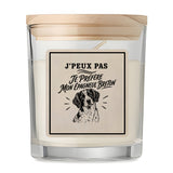 Bougie Parfumée Vanille J’peux pas je préfère mon Épagneul Breton