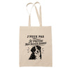 Tote Bag Beige J’peux pas je préfère mon Bouvier Bernois