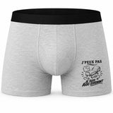 Boxer Homme J’peux pas je suis Aide-soignant – Impression devant